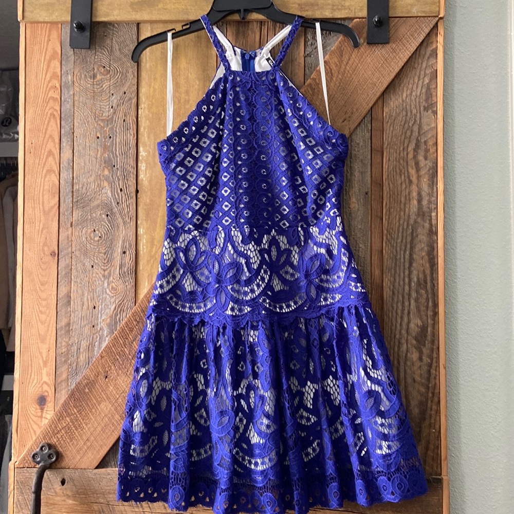 Stunning Gianni Bini royal blue dress